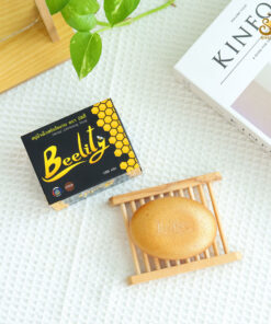 สบู่น้ำผึ้งเสริมใยบวบ 100 กรัม Honey Soap