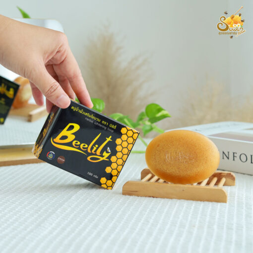 สบู่น้ำผึ้งเสริมใยบวบ 100 กรัม Honey Soap
