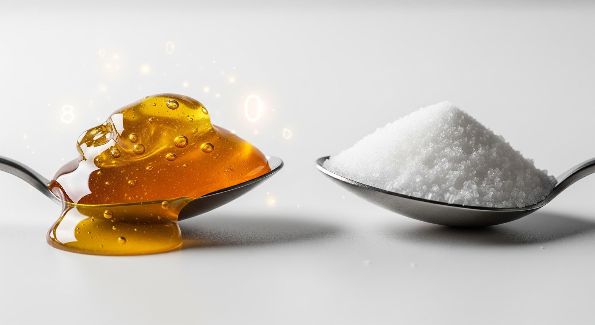 เปรียบเทียบน้ำผึ้งกับน้ำตาลทราย ความแตกต่างที่คุณต้องรู้