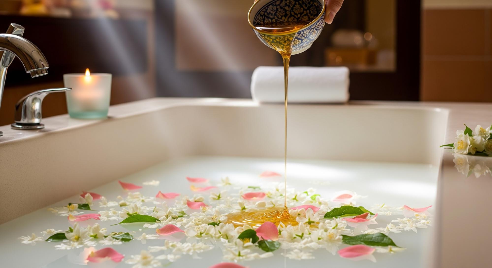 สูตรที่ 5 บาธเทอราพีน้ำผึ้ง ผิวสวยหลังโดนแดด